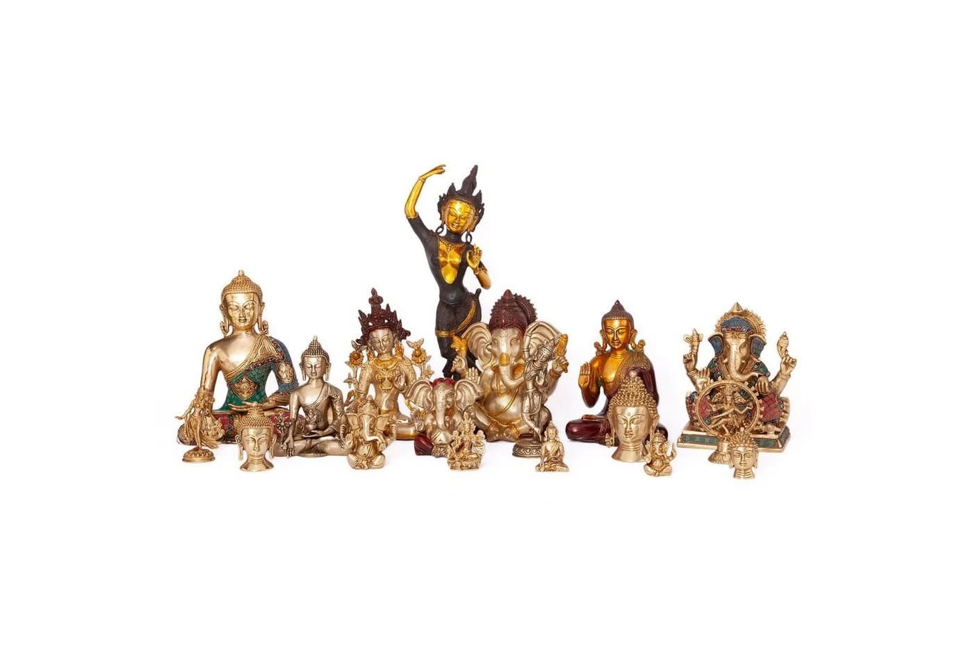 bodhi Tanzende Tara Statue Messing 13 cm - Bild 3