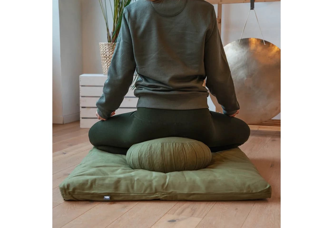 bodhi Meditationskissen Meditations-Set ECO, Bio-Baumwolle, Bio-Dinkelhülsen - Bild 3
