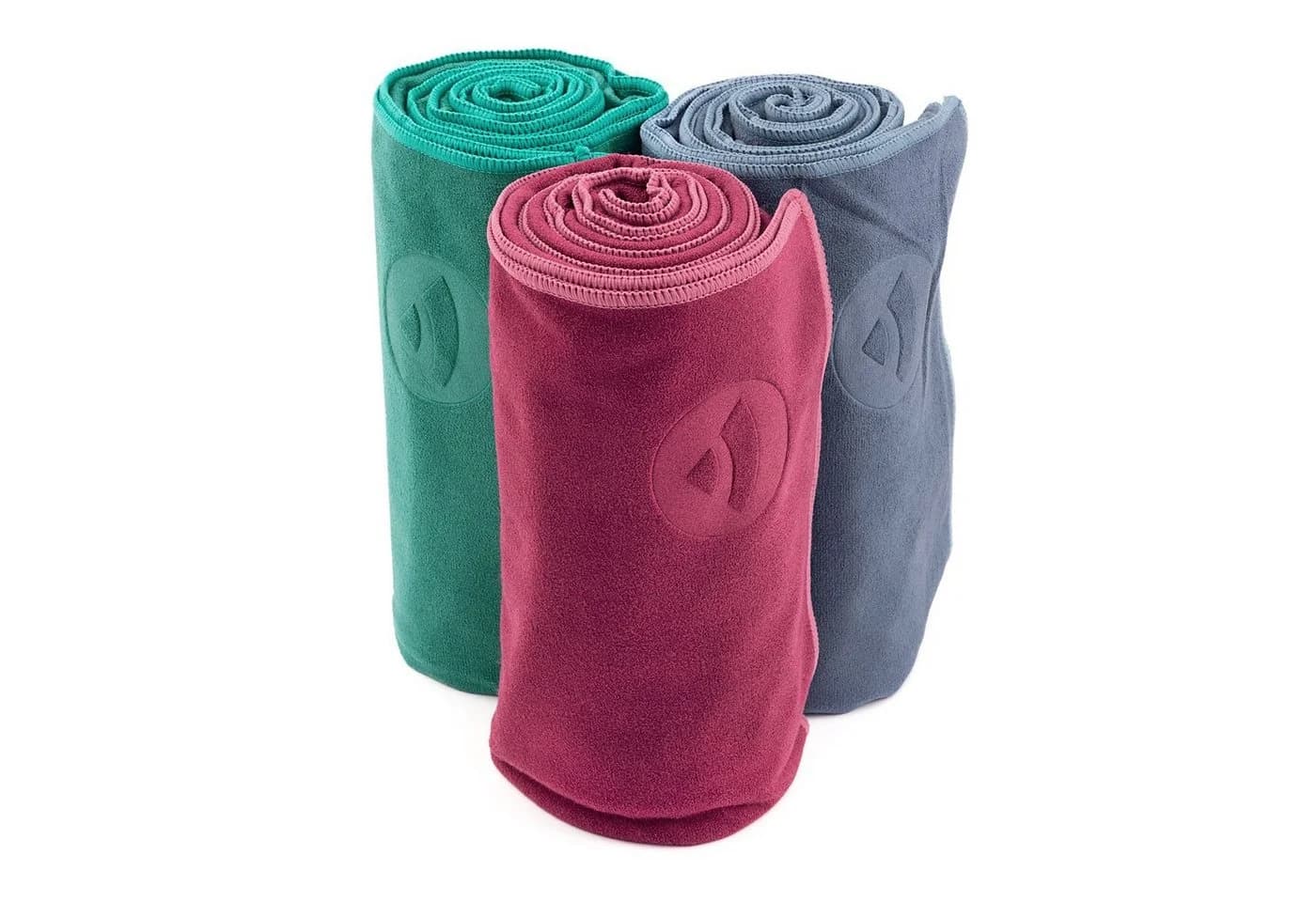 bodhi Sporthandtuch Yogamattenauflage FLOW Towel L Moonlight Blue Mikrofaser - Bild 5
