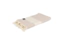 Welltouch Pestemal Hamamtuch hellgrau Diamant-Muster Baumwolle Bild 2
