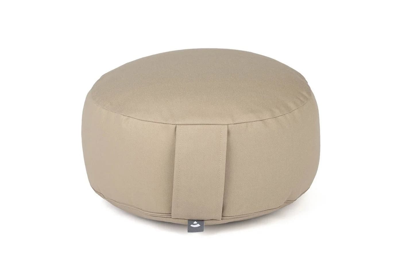 bodhi Meditationskissen RONDO ECO Bio-Baumwolle Dinkel light taupe - Bild 2