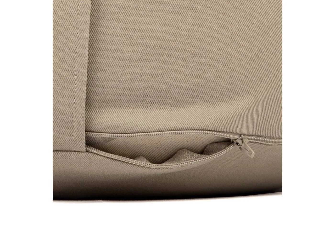 bodhi Meditationskissen RONDO ECO Bio-Baumwolle Dinkel light taupe - Bild 3