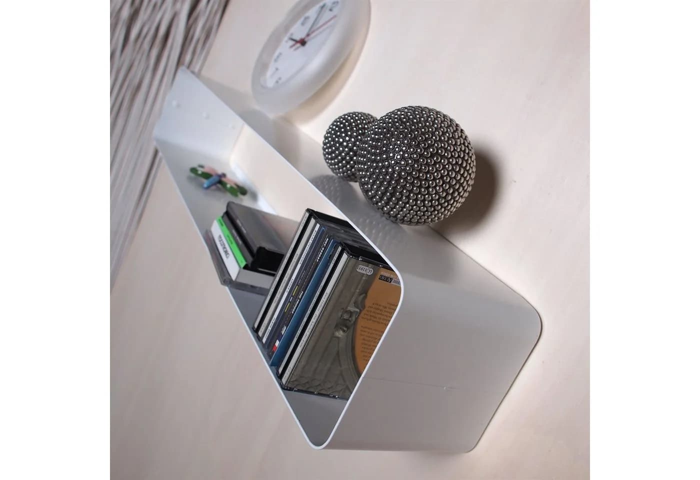 DESIGN DELIGHTS CD-Regal LOUNGE DESIGN CD REGAL "CUBE" Metall Retro - Bild 5