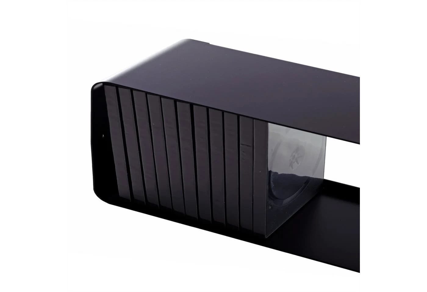 DESIGN DELIGHTS CD-Regal Retro Schwarz Metall Wandregal - Bild 5