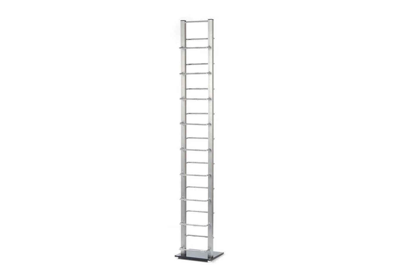 DESIGN DELIGHTS CD-Ständer TOWER Silber Metall - Bild 2