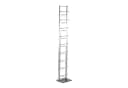 DESIGN DELIGHTS CD-Ständer TOWER Silber Metall Bild 3