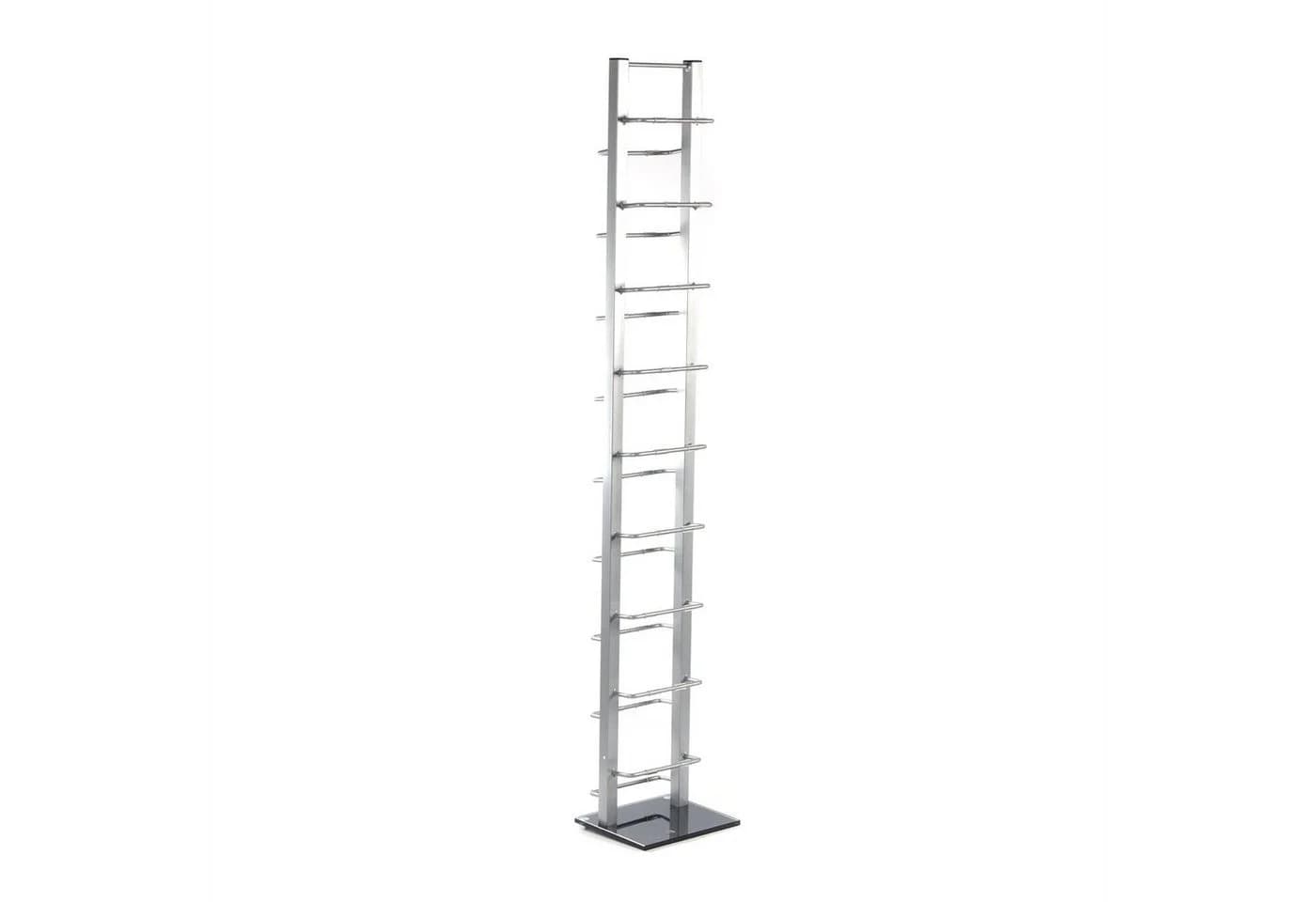 DESIGN DELIGHTS CD-Ständer TOWER Silber Metall - Bild 3