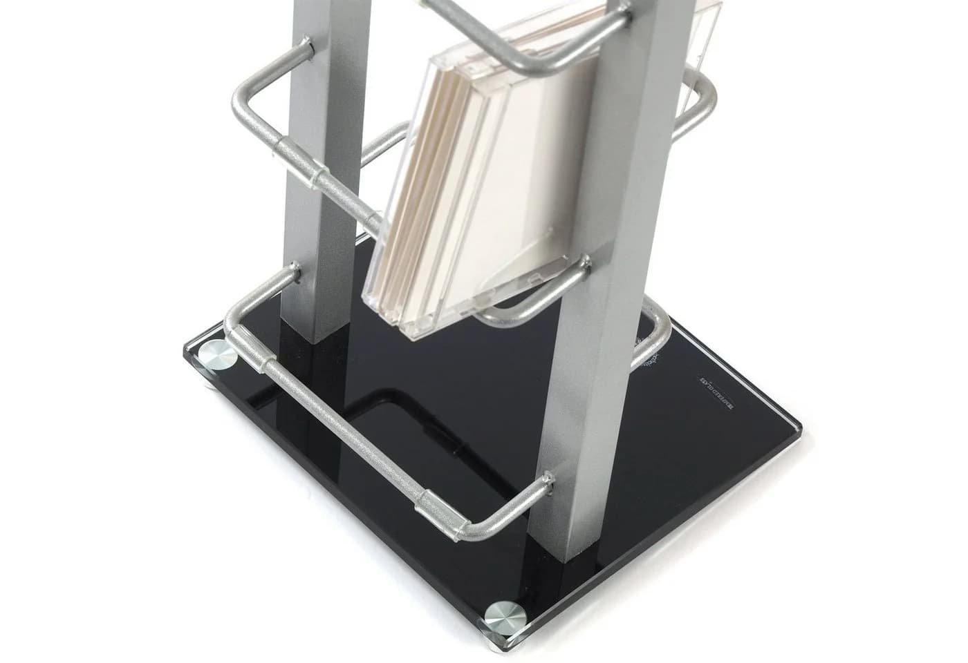 DESIGN DELIGHTS CD-Ständer TOWER Silber Metall - Bild 5