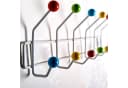 DESIGN DELIGHTS Wandgarderobe Colour Ball farbenfrohe Wandgarderobe mit 12 Kugeln Bild 4
