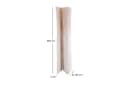 DESIGN DELIGHTS Paravent Nature Weiß Weide Raumtrenner Bild 1