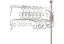 DESIGN DELIGHTS Garderobenständer 6er Set AMELIE Metall Weiß Antik Bild 1