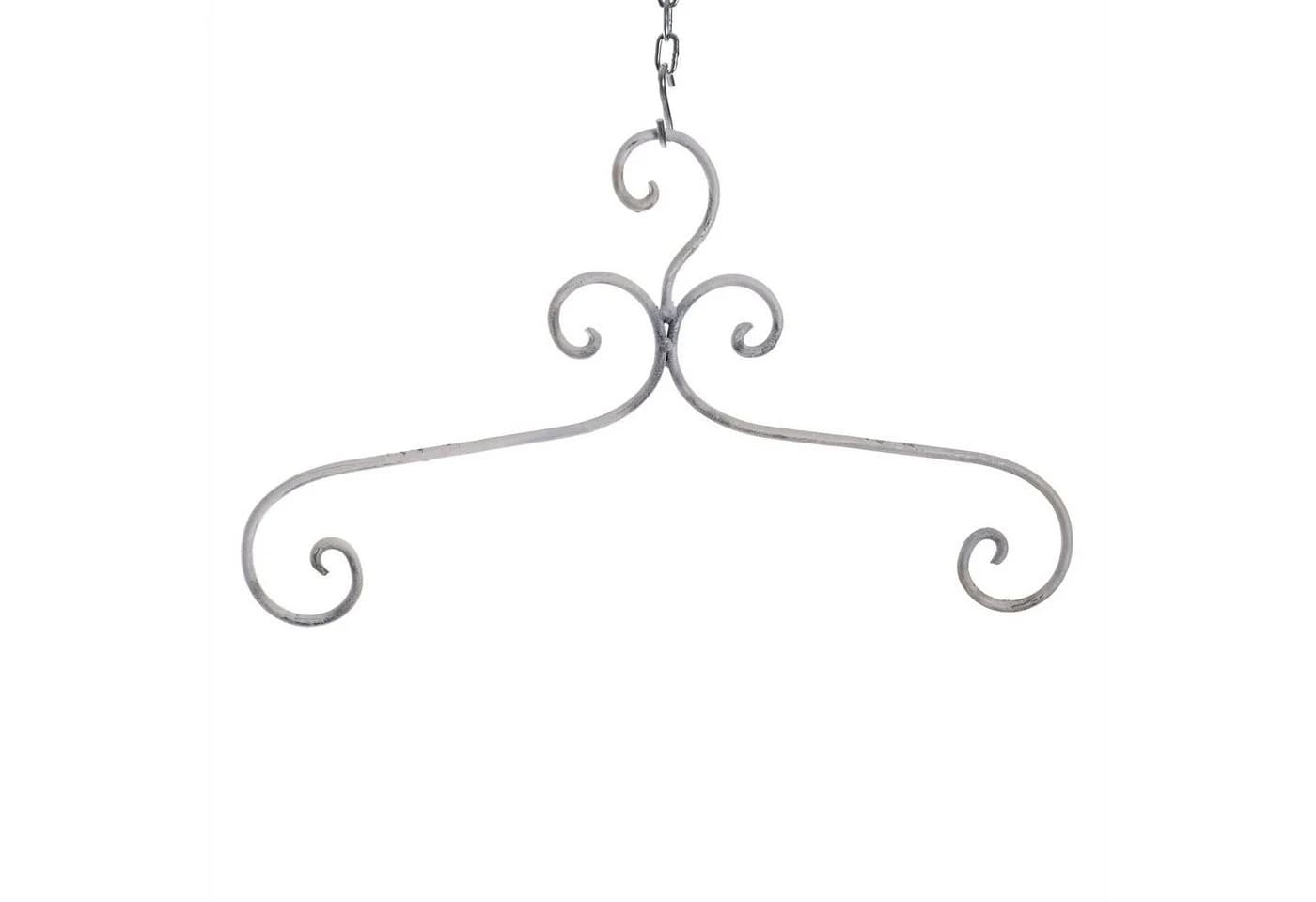 DESIGN DELIGHTS Garderobenständer 6er Set AMELIE Metall Weiß Antik - Bild 5