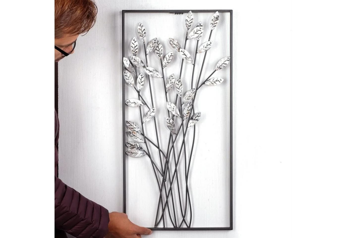 DESIGN DELIGHTS Wanddekoobjekt ZWEIGE Metall 62 cm Wandbild - Bild 3