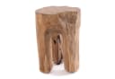 DESIGN DELIGHTS Baumstamm Hocker LOG Natur Massivholz Sitzhocker Bild 2