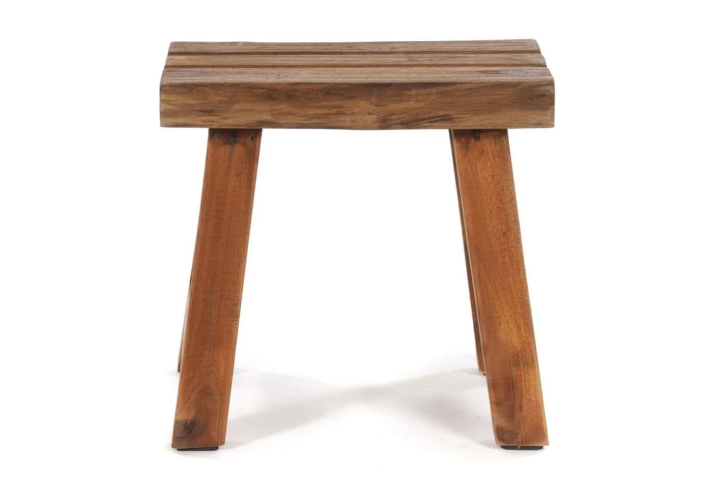 DESIGN DELIGHTS Hocker RUSTIC Vintage Holz Beige