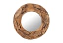 DESIGN DELIGHTS Wandspiegel RUNDER SPIEGEL Holz massiv 60 Treibholz Ø 60 cm Bild 3