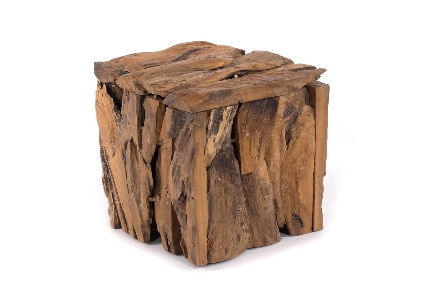 DESIGN DELIGHTS Hocker SITZBOX Holz massiv 30cm Rustikal - Bild 2