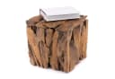 DESIGN DELIGHTS Hocker SITZBOX Holz massiv 30cm Rustikal Bild 3