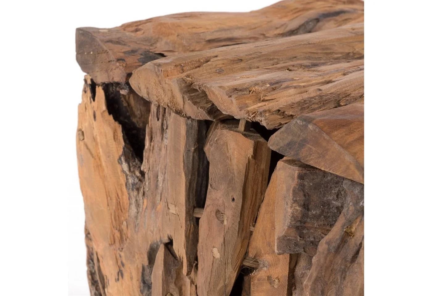 DESIGN DELIGHTS Hocker SITZBOX Holz massiv 30cm Rustikal - Bild 4