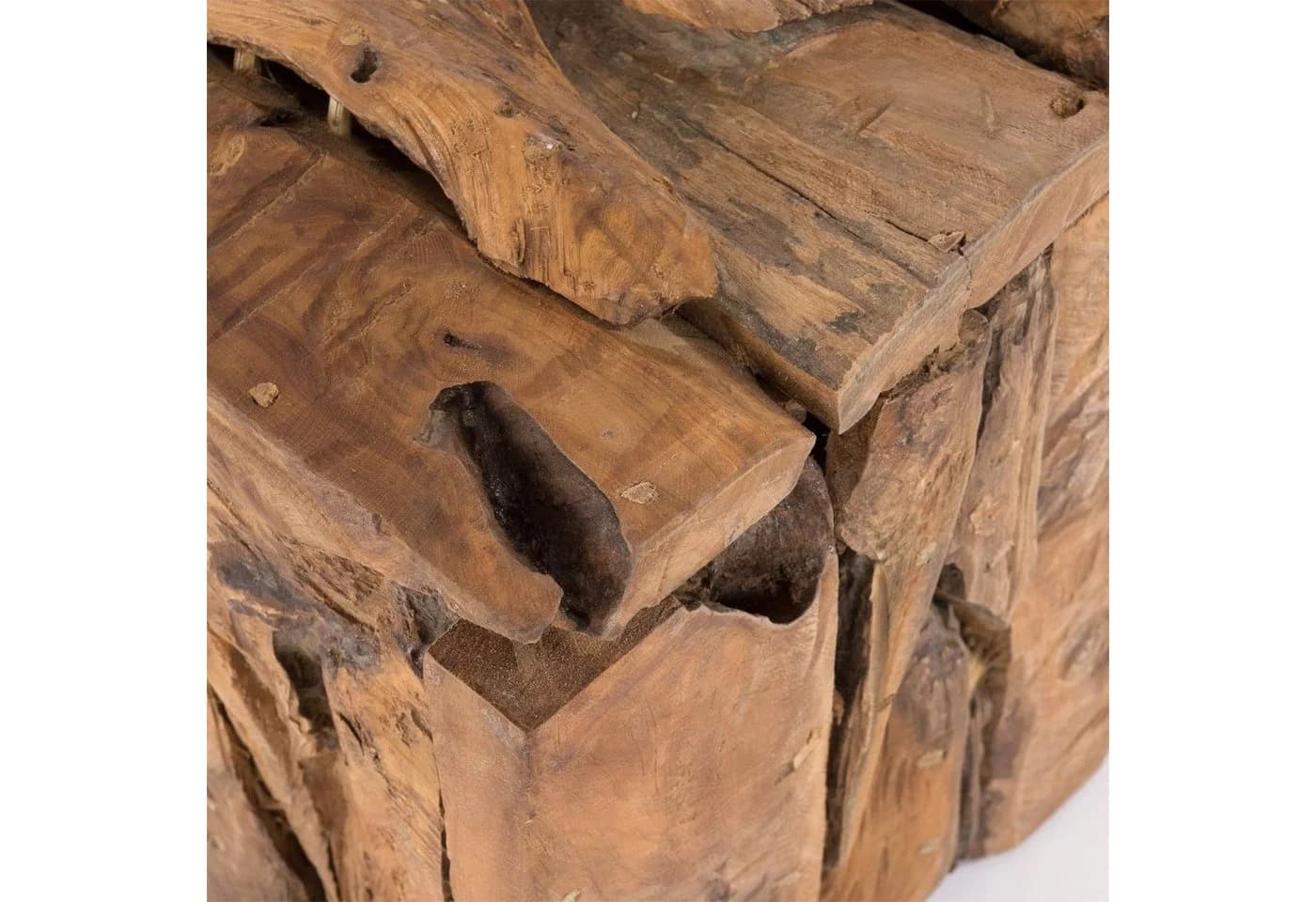 DESIGN DELIGHTS Hocker SITZBOX Holz massiv 30cm Rustikal - Bild 5