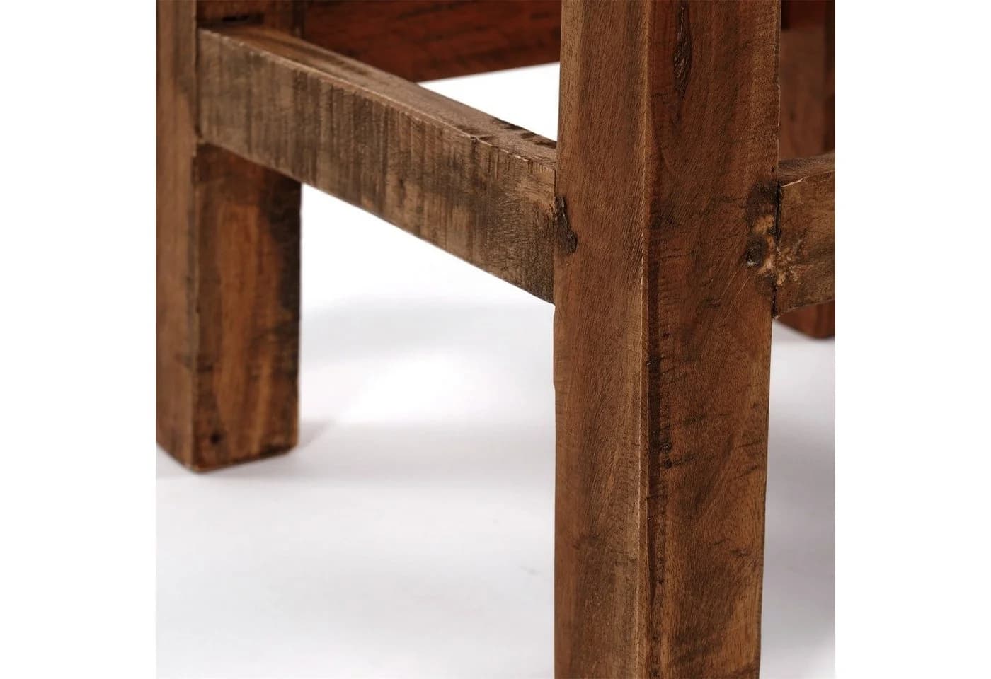 DESIGN DELIGHTS Hocker MASSIV 48 Mahagoni 48x35cm Sitzhocker Holz - Bild 5