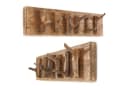 DESIGN DELIGHTS Wandgarderobe SAMOA Altholz massiv 6 Haken Bild 4