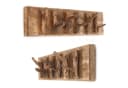 DESIGN DELIGHTS Wandgarderobe SAMOA Altholz massiv 6 Haken Bild 5