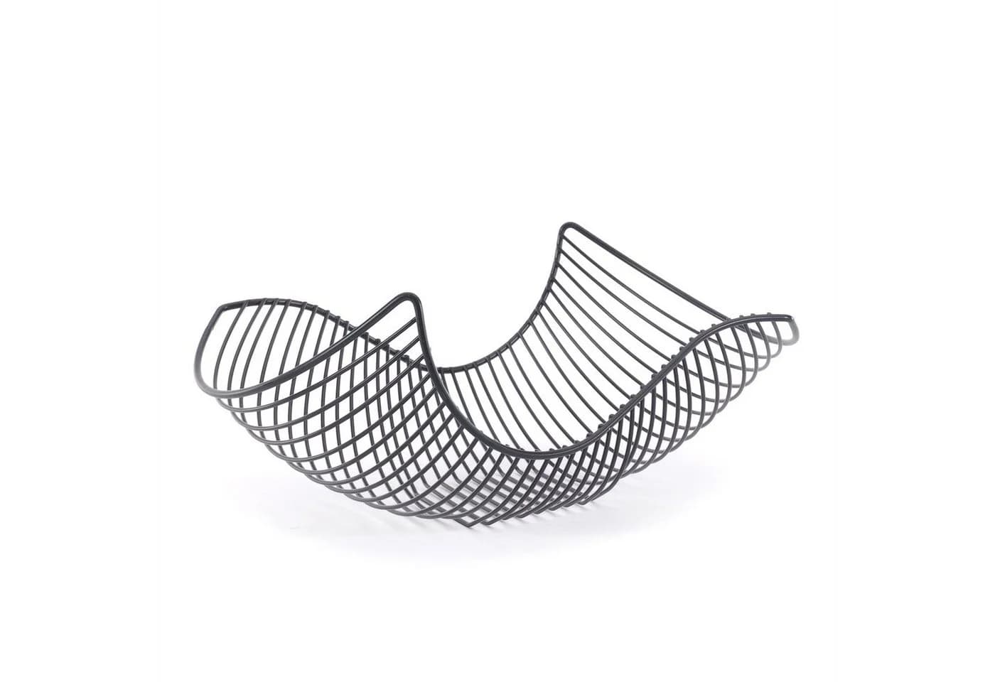 DESIGN DELIGHTS Obstkorb SALOMON Schwarz Metall Geschwungen - Bild 4