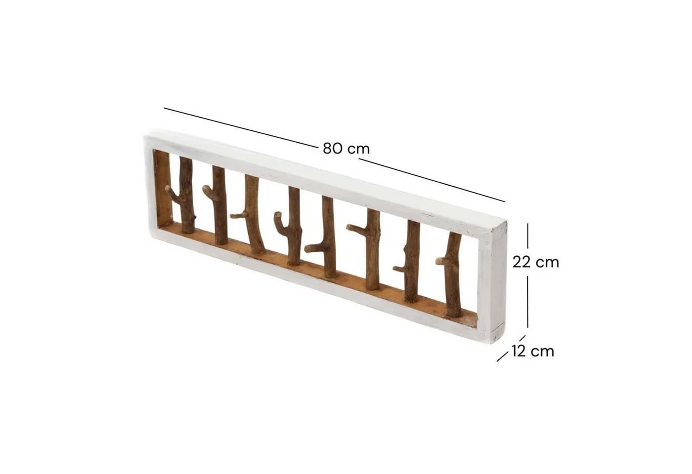 DESIGN DELIGHTS Wandgarderobe Treibholz Unikat Vintage