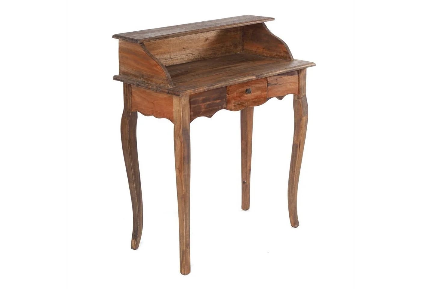 DESIGN DELIGHTS Sekretär Massivholz Altholz Braun Landhausstil - Bild 2