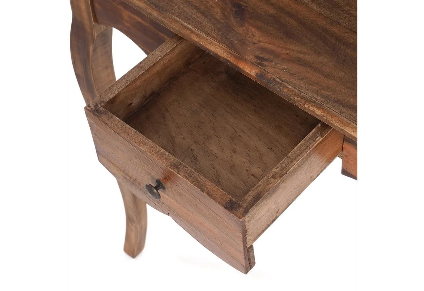 DESIGN DELIGHTS Sekretär Massivholz Altholz Braun Landhausstil - Bild 4