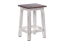DESIGN DELIGHTS Hocker MADERO Rustikal Altholz Massivholz Bild 2