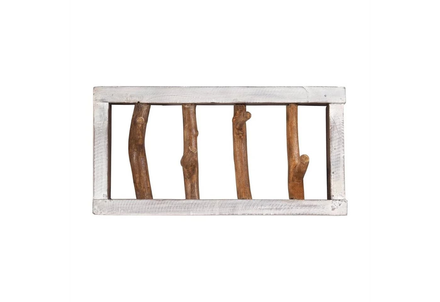 DESIGN DELIGHTS Wandgarderobe Treibholz 4 Haken 45x23 cm - Bild 4