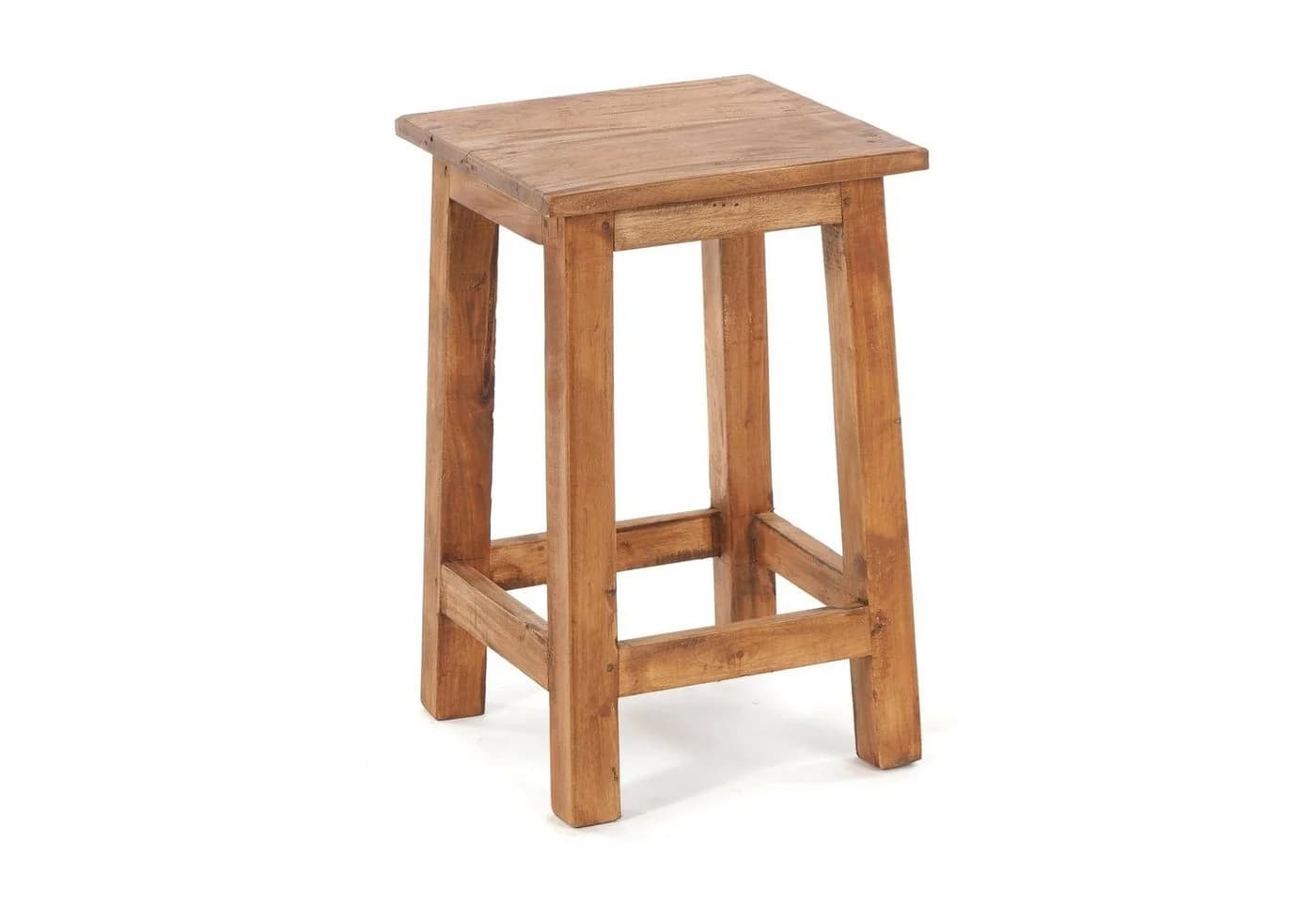 DESIGN DELIGHTS Hocker MADERO Rustikal Massivholz Honigfarben - Bild 2