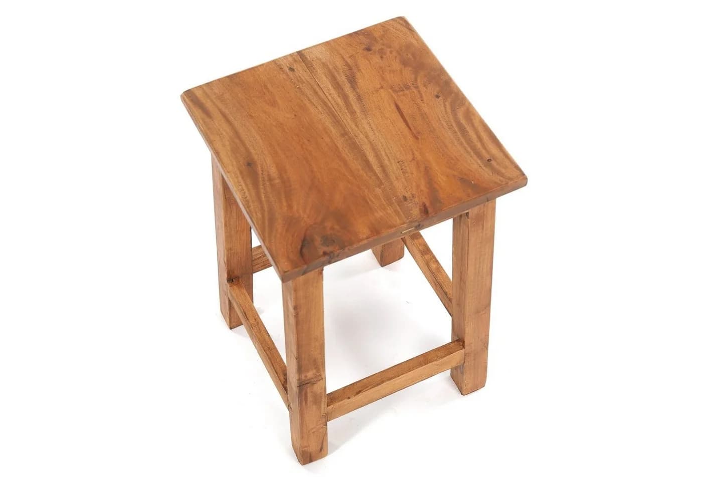 DESIGN DELIGHTS Hocker MADERO Rustikal Massivholz Honigfarben - Bild 4