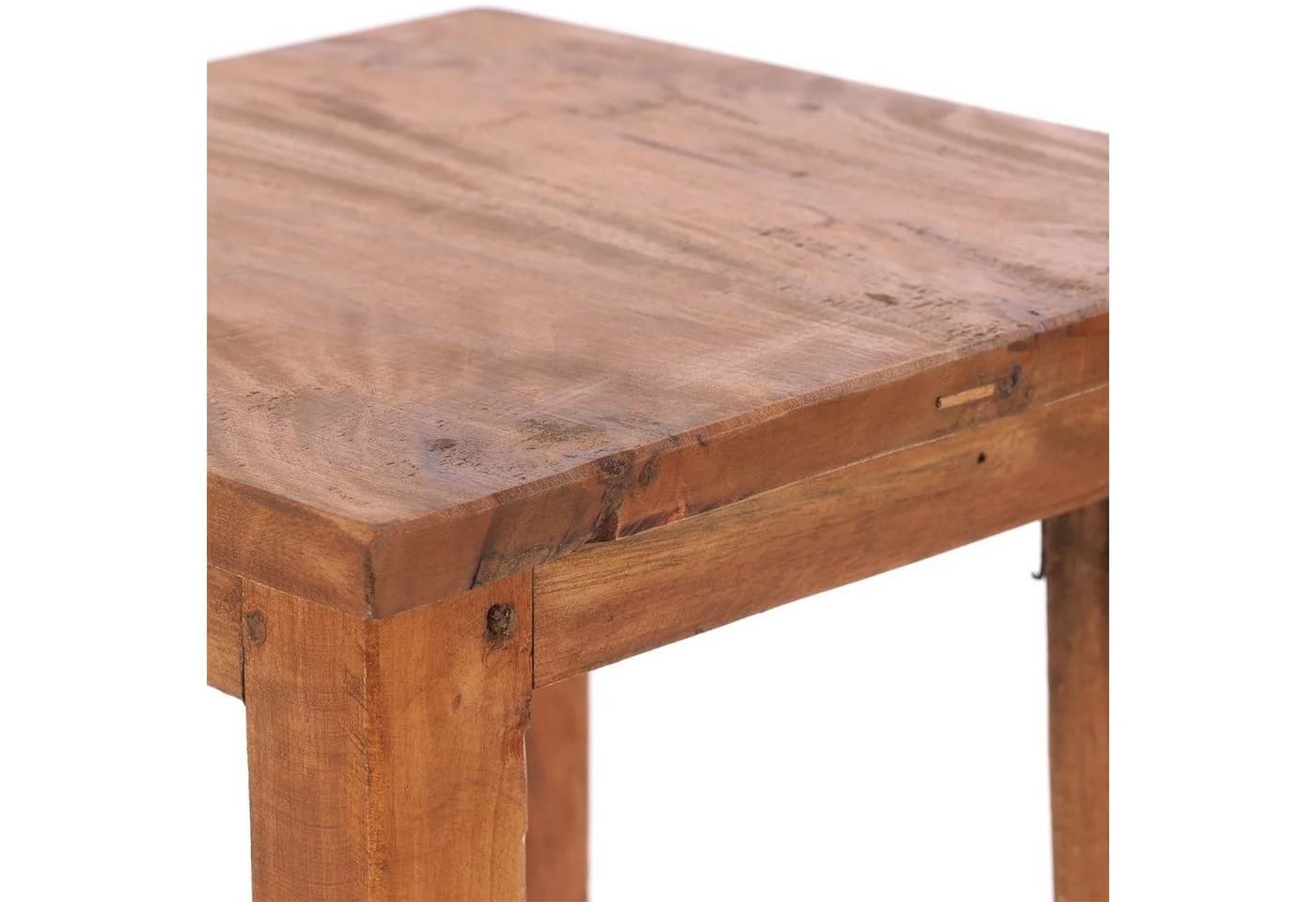 DESIGN DELIGHTS Hocker MADERO Rustikal Massivholz Honigfarben - Bild 5