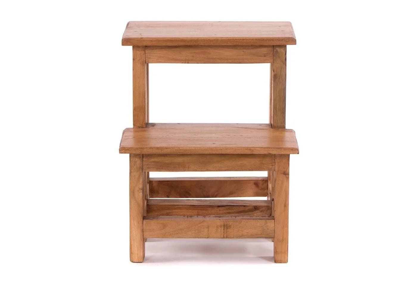 DESIGN DELIGHTS Trittleiter STEP Hocker Vintage Altholz Beige
