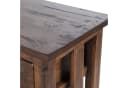 DESIGN DELIGHTS Telefontisch RATTAN 70 Altholz mit Rattan Körben Bild 5
