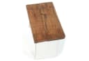 DESIGN DELIGHTS Hocker SCHEMEL 40 Altholz massiv weiß Bild 4
