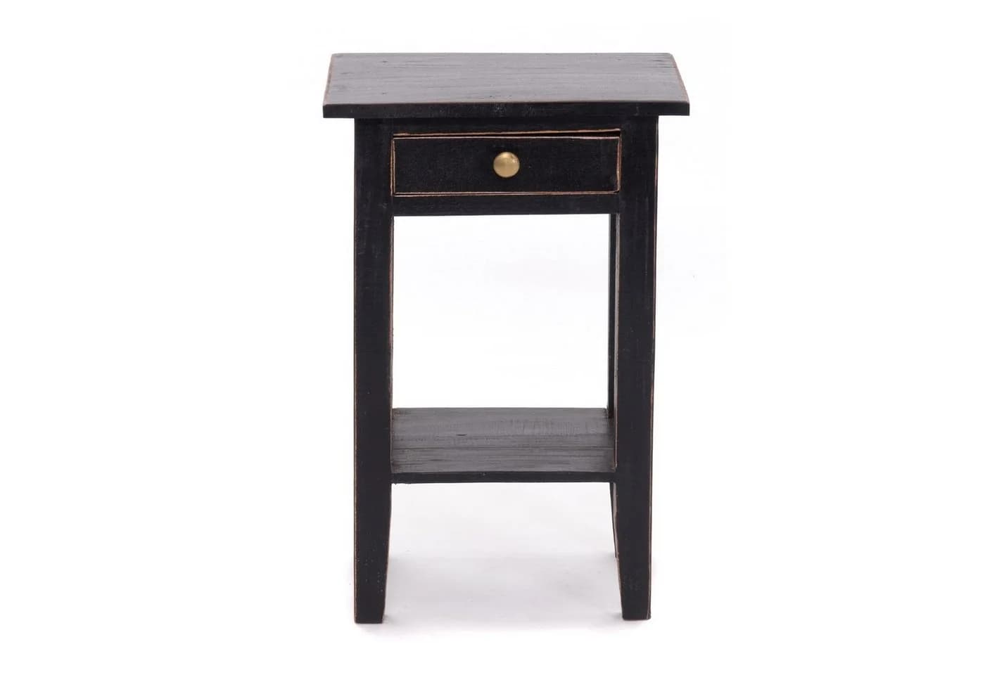 DESIGN DELIGHTS Beistelltisch PLANTA Vintage Holz mit Schublade