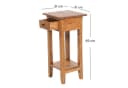 DESIGN DELIGHTS Telefontisch DRAWER 65 Altholz massiv Beistelltisch Shabby Chic Bild 1