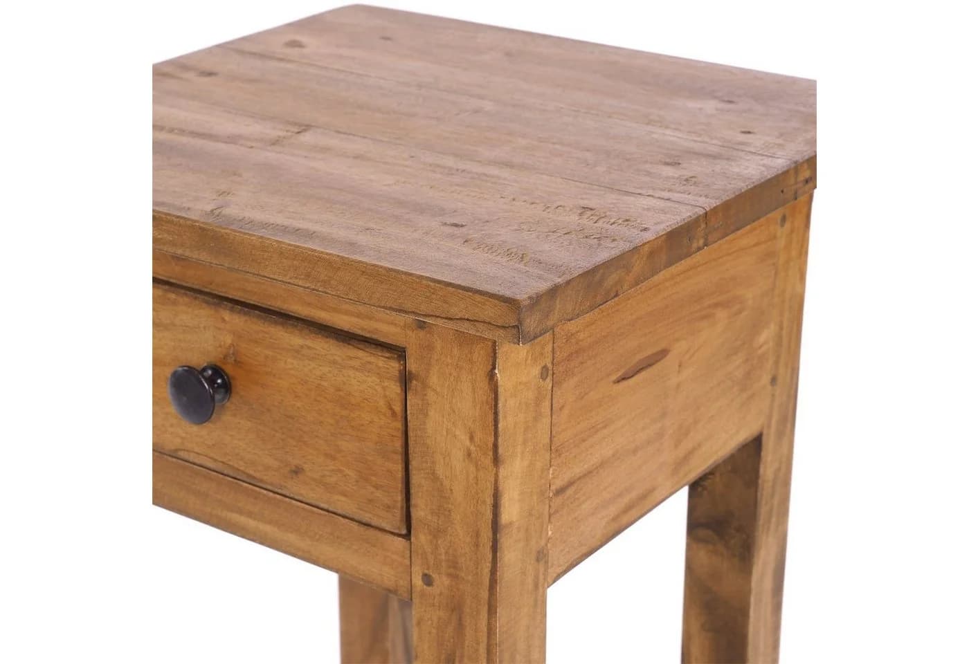 DESIGN DELIGHTS Telefontisch DRAWER 65 Altholz massiv Beistelltisch Shabby Chic - Bild 5