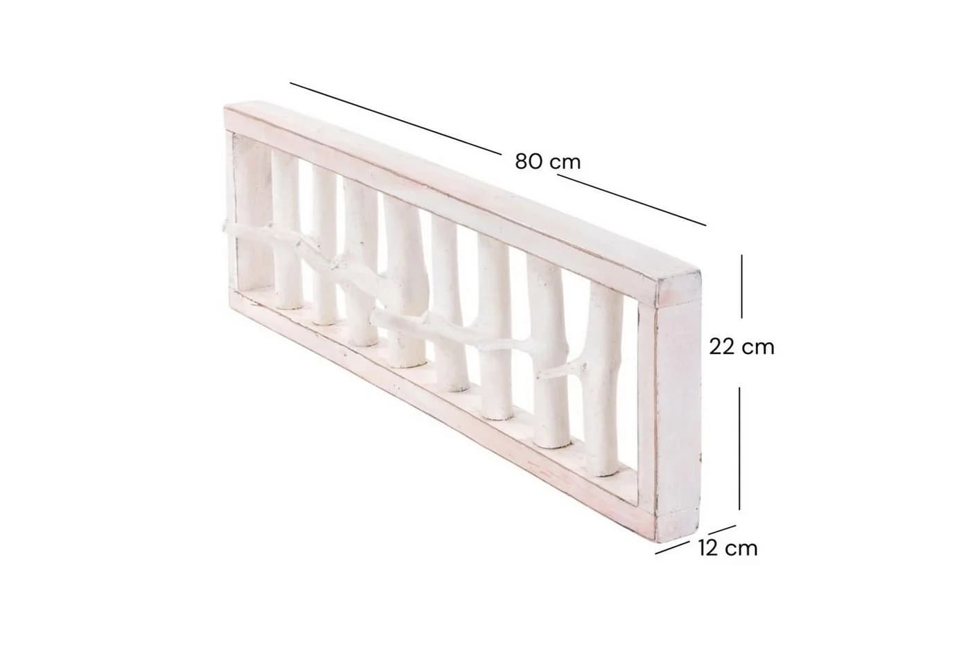 DESIGN DELIGHTS Wandgarderobe Treibholz Unikat 8 Haken Vintage
