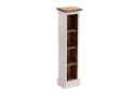 DESIGN DELIGHTS CD-Regal Holz 4 Fächer Rustikal Used Look Bild 2