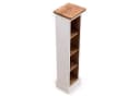 DESIGN DELIGHTS CD-Regal Holz 4 Fächer Rustikal Used Look Bild 4