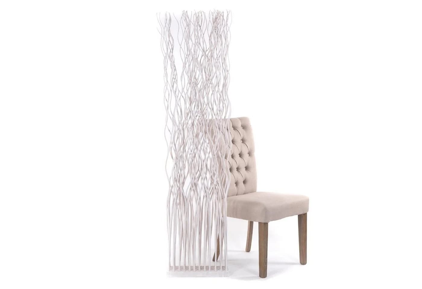 DESIGN DELIGHTS Paravent WAVE Weidenholz Raumteiler - Bild 3