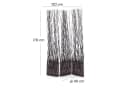 DESIGN DELIGHTS Paravent WAVE 3 Weide Raumteiler Bild 1