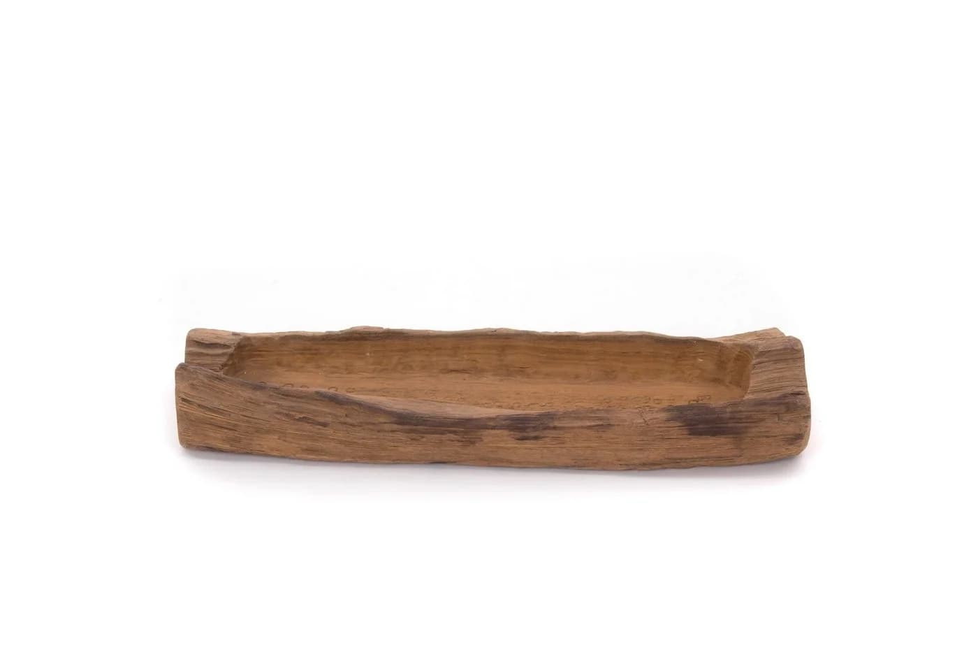 DESIGN DELIGHTS Dekoschale NATURHOLZSCHALE FIORE 60 Beige Massivholz