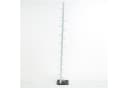 DESIGN DELIGHTS CD-Regal Tower 138 cm Weiß Metall Bild 4
