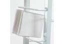 DESIGN DELIGHTS CD-Regal Tower 138 cm Weiß Metall Bild 5